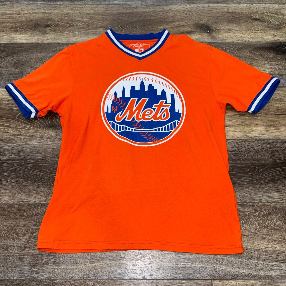 New York Mets Wright & Ditson Makers MLB Baseball Orange Shirt Women's Size XL